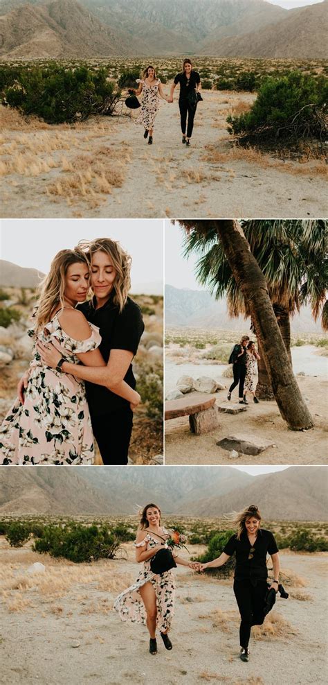 Same Sex Palm Springs Engagement Photos