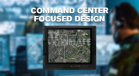 R19L100 MLA3FP PCAP Rack Mount Defence Display Winmate