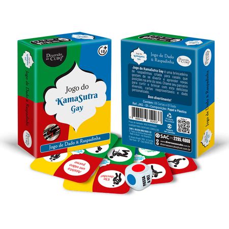 Jogo Do Kama Sutra Gay Dado E Raspadinha Divers O Ao Cubo