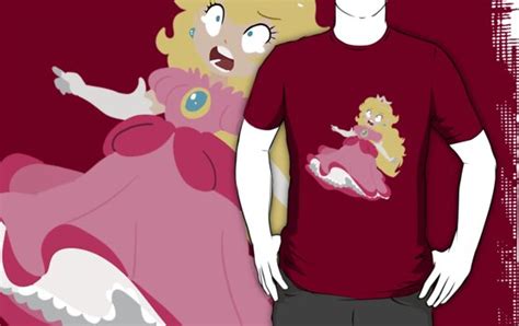 "Scared Princess Peach" T-Shirts & Hoodies by SaradaBoru | Redbubble