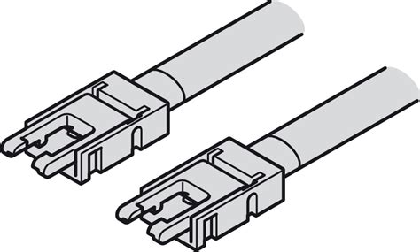 Interconnecting lead Häfele Loox5 for LED strip light monochrome 8 mm