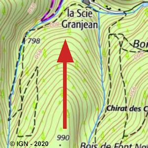 Comment lire une carte IGN de randonnée pédestre E baroudeur fr