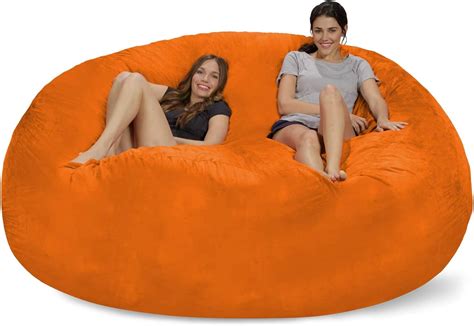 Chill Sack Bean Bag Chair Giant 8 Memory Foam Furniture Bean Bag Big Sofa With