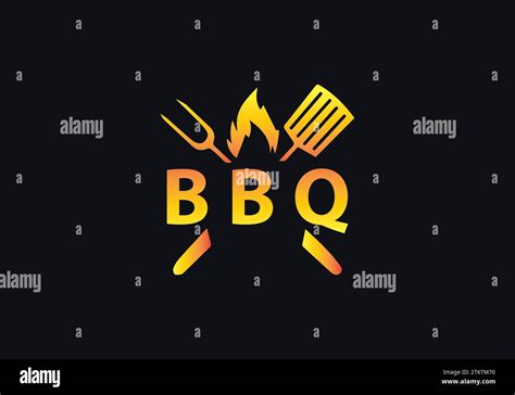 BBQ Logo Icon Design Vector Template Barbecue And Grill Logotype