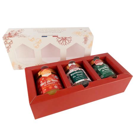 Coffret Cadeau Miel de Noël Délices Apicoles Gourmands Mielcretet