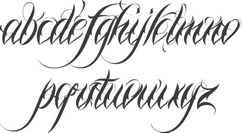 Unique Tattoo Fonts Calligraphy Tattoo Fonts Tattoo Lettering