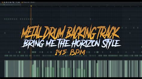 Bring Me The Horizon Style Metal Drum Backing Track Bpm Hq Hd