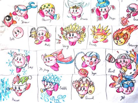 all kirby's abilities part 2 by ninpeachlover on DeviantArt