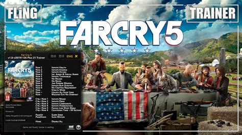 Far Cry 5 v1.0-v20191126 Plus 21 Trainer-FLiNG - YouTube