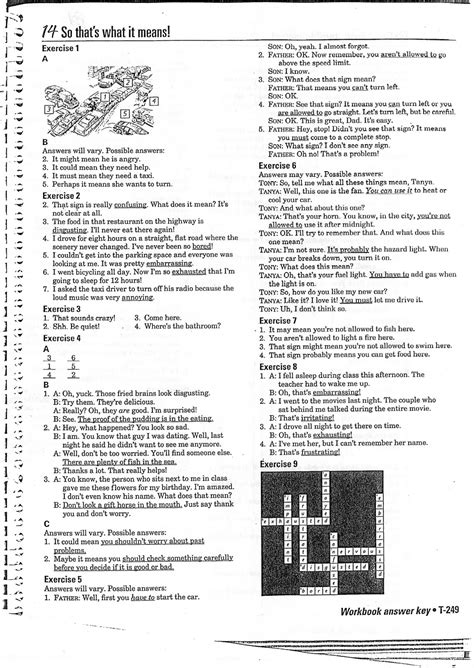 Interchange English Textbook Workbook Answers Unit Off