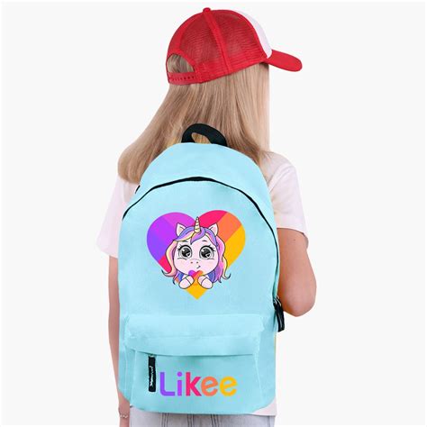 Рюкзак детский Лайк Единорог (Likee Unicorn) (9263-1593) 17 л Голубой ...