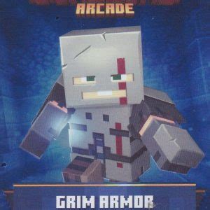 Minecraft Dungeons Arcade Series 1 Card 38 Armor Titans Shroud