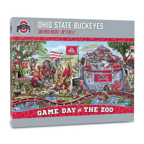 Youthefan Ncaa Ohio State Buckeyes Game Day At The Zoo 500pc Puzzle