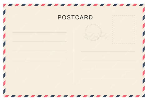 premium vector vintage postcard  paper texture travel postcard