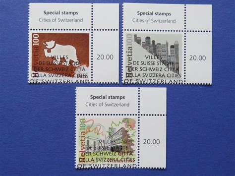 Serie Sm St Dte Der Schweiz Off Et Vollstempel Bern Kaufen