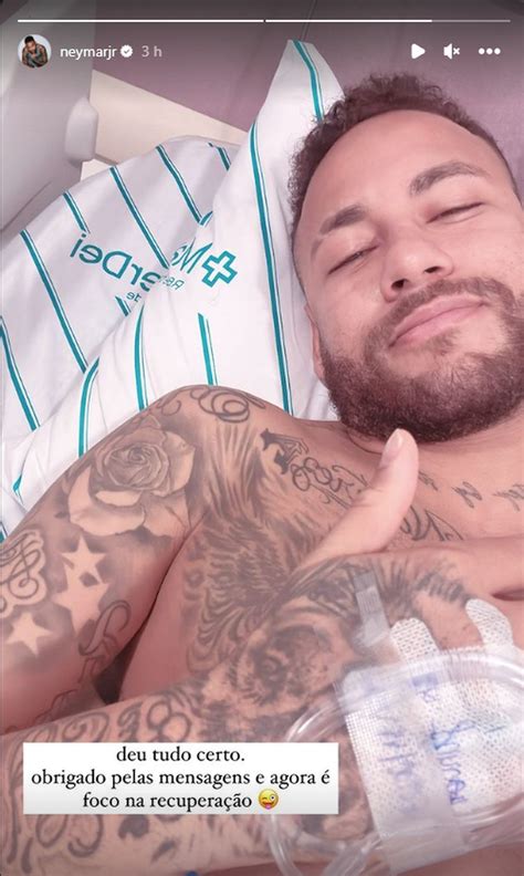 Neymar Terá Alta Em Até 48h Após Cirurgia No Joelho Esquerdo Deu Tudo