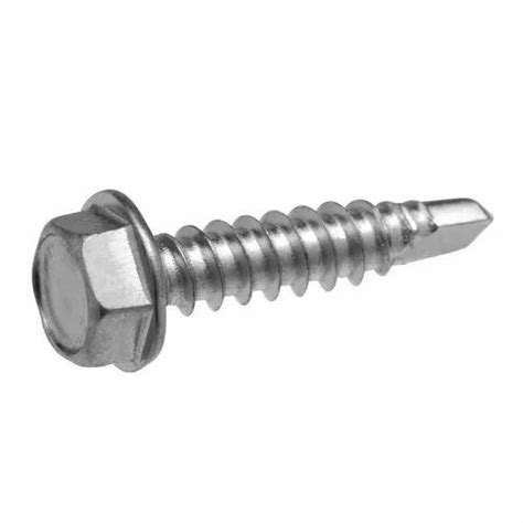 Stainless Steel Hexagonal Hex Head Self Drilling Screw Size M M