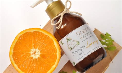 Shampoo Natural Laranja Doce Ra Zes Do Corpo Produtos Naturais E