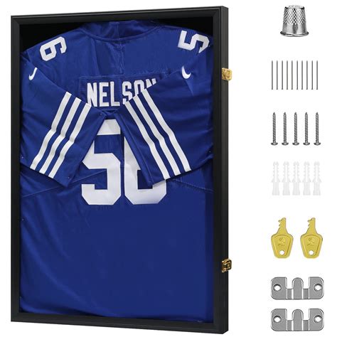 VERANI Jersey Frame Display Case - Football Jersey Shadow Box - Jersey