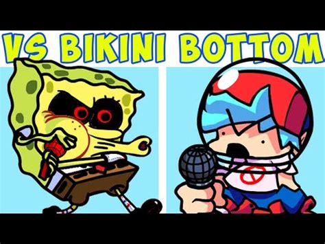 Friday Night Funkin VS Bikini Bottom Mod For Friday Night Funkin FNF HARD YouTube