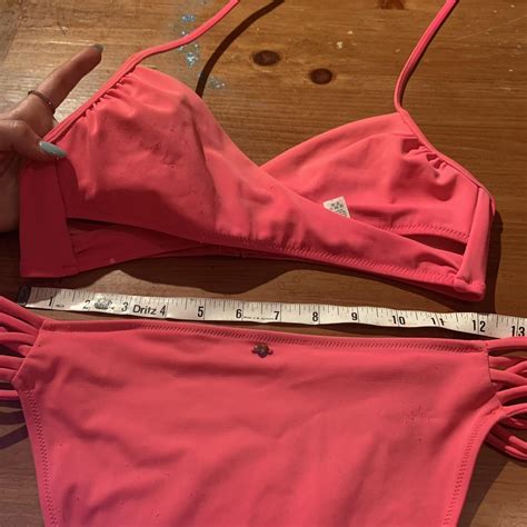 Victoria Secret Bikini Set Marked Top As Small Depop