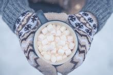 Winter Woman Hot Chocolate Free Stock Photo Public Domain Pictures