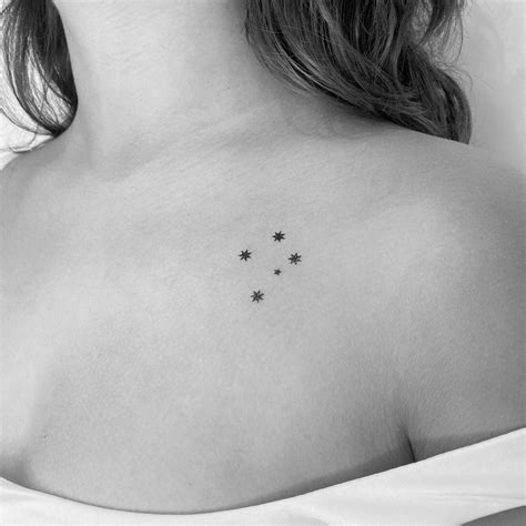 Southern Cross Constellation Tattoo