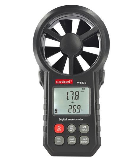 Анемометр Wintact WT87B (0,3-30,00 м/с; 99990 м3/м) с USB-интерфейсом ...