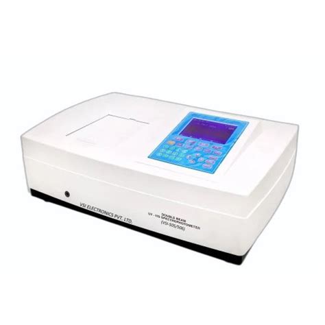 Double Beam Uv Vis Spectrophotometer Vsi 505 Variable Bandwidth At Best