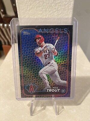 Mike Trout Parallel Topps Series Easter Holiday Foil Angels