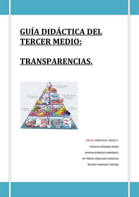 Guia Didáctica Tercer Medio Pdf