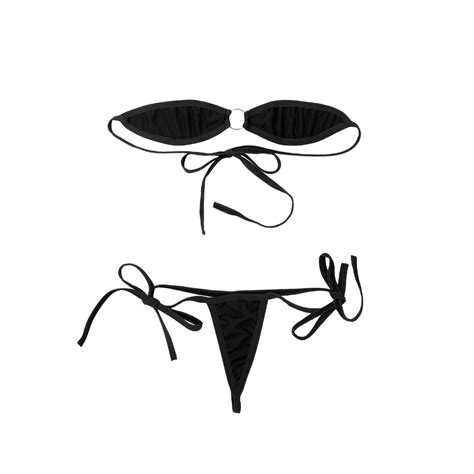 Jual Set Lingerie Thong G String Bra Ring Bikini Pantai SG014 Shopee Indonesia