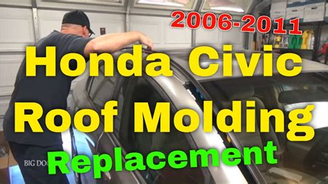 Replacing Car Window Trim Mold Honda Lx Replacing Side Windo