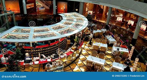 Restaurant At Marina Bay Sands In Singapore Editorial Image Image Of