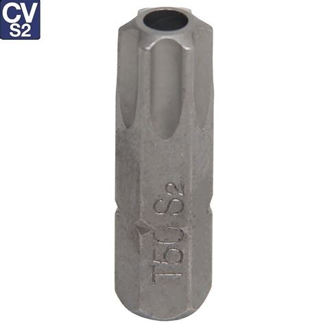 Бит Torx T50 с отвор, 8мм скоба - eMAG.bg