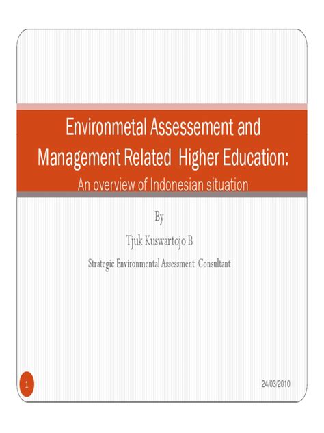 Environmetal Assessement And Environmetal Assessement And Management