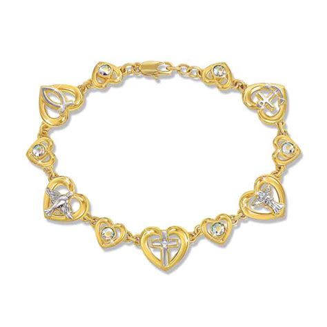 Symbols Of Faith Diamond Bracelet