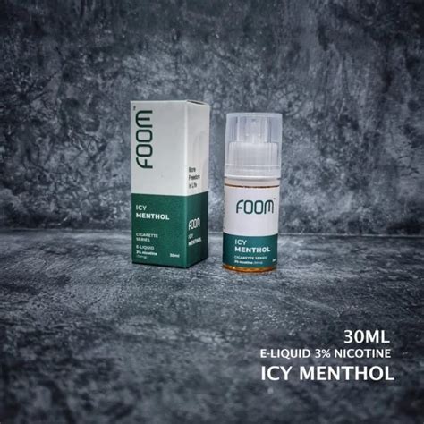 Jual Foom Icy Menthol Ml Mg Salt Nic Cigarette Series Foomlab