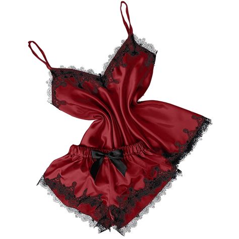 2pc Sexy Lingerie Set For Women Lace Satin Sexy Lingerie Set Suspender