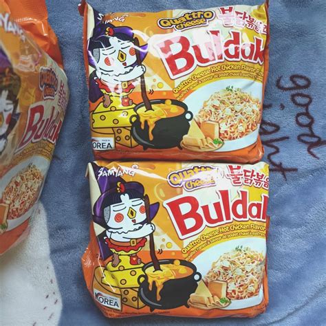 Samyang Buldak Quattro Cheese Hot Chicken Flavour Ramyeon Ramen Korean Spicy Noodles Orange