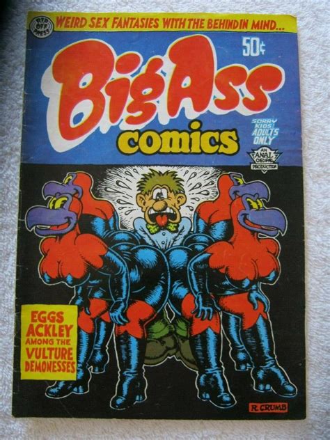 Big Ass Comics R Crumb Ripoff Press Th Ptg Underground Ship W Track