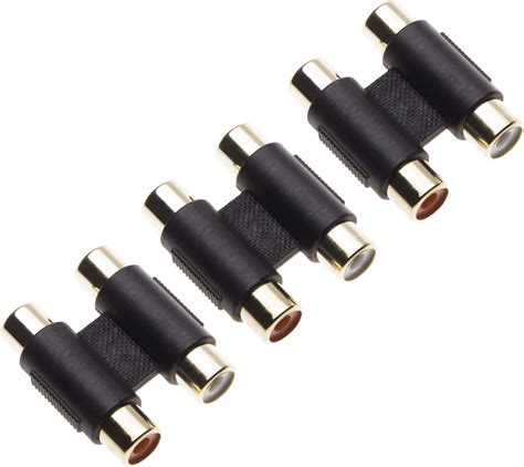 DeleyCON Stereo Audio Cinch Zu Klinken Adapter 3 5mm Klinken Stecker