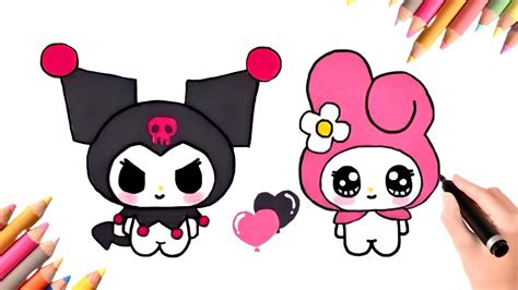 My Melody How To Draw Sanrio Characters Dibujos Cute Para Imprimir