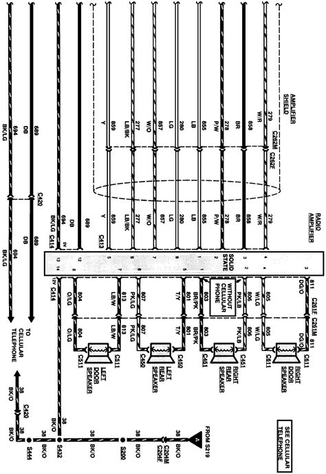 Diagram Ford Thunderbird Stereo Wiring Diagram Wiringschema