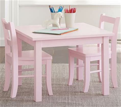 My First Play Table & Chairs, Petal Pink | Pottery Barn Kids