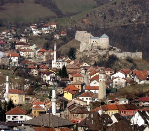 Travnik is located near the geographic center of Bosnia and Herzegovina ...