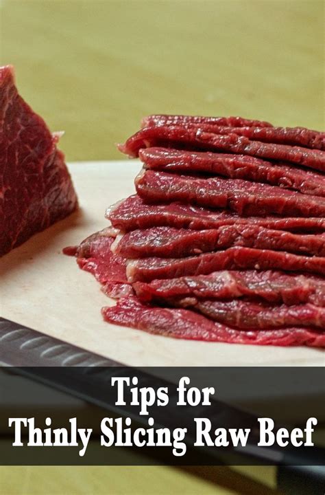 Tips For Thinly Slicing Raw Beef Beef Steak Recipes Sirloin Recipes Slices Recipes