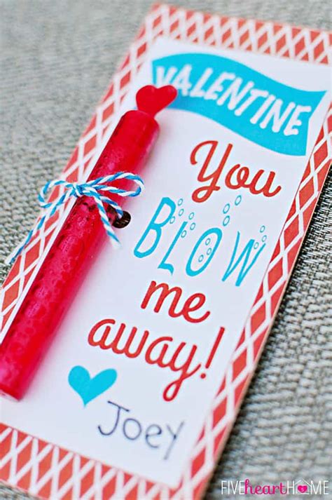 Bubbles Valentine Printable