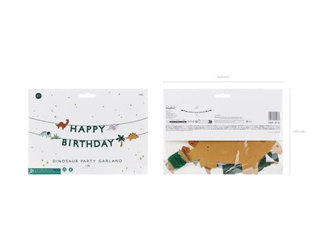 Slinger Happy Birthday Dino 3 M Balune