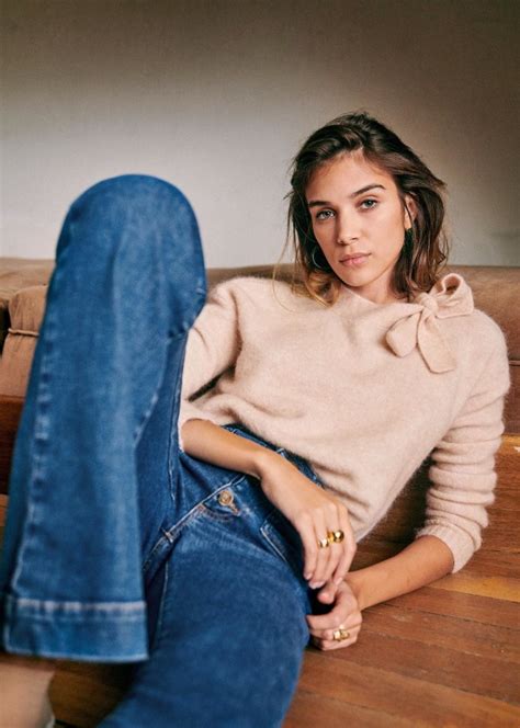 Trui Zita Nude Polyamide Sézane